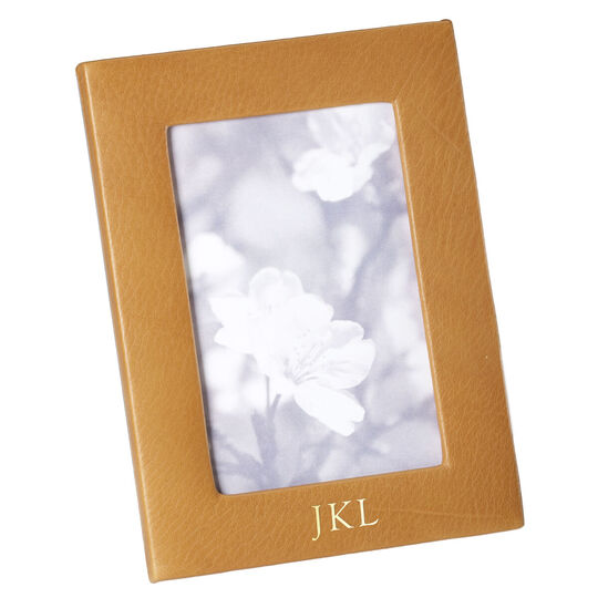 Traditional Leather 4x6 inch Frame